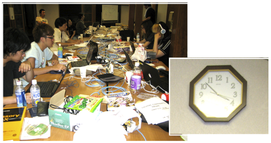 真夜中でも制作