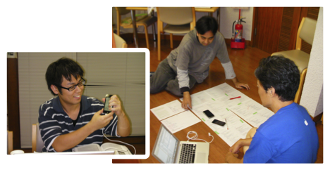 iPhoneアプリ制作の様子