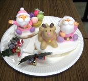 サンタとトナカイ