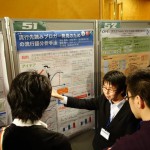 M1朝永君のインタラクティブ発表の様子
