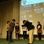 M1朝永君の表彰時の様子